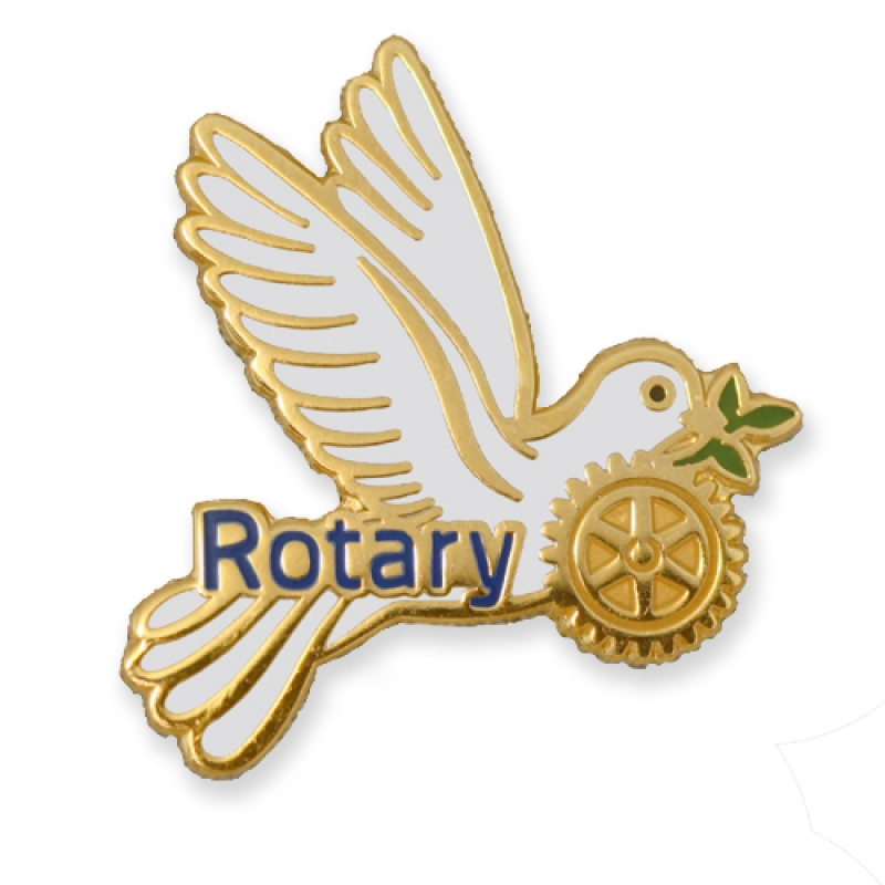 Producto Pin Rotary Paloma de la Paz