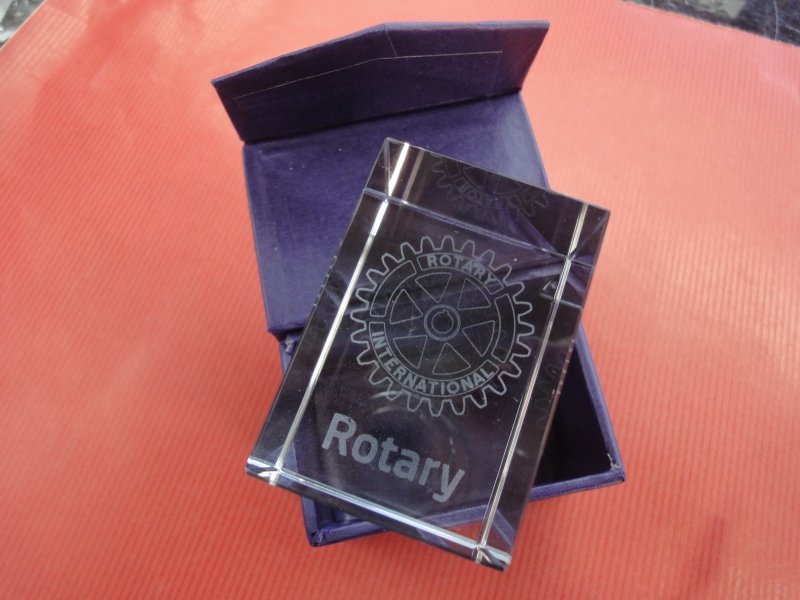 Producto Trofeo cristal Rotary mini